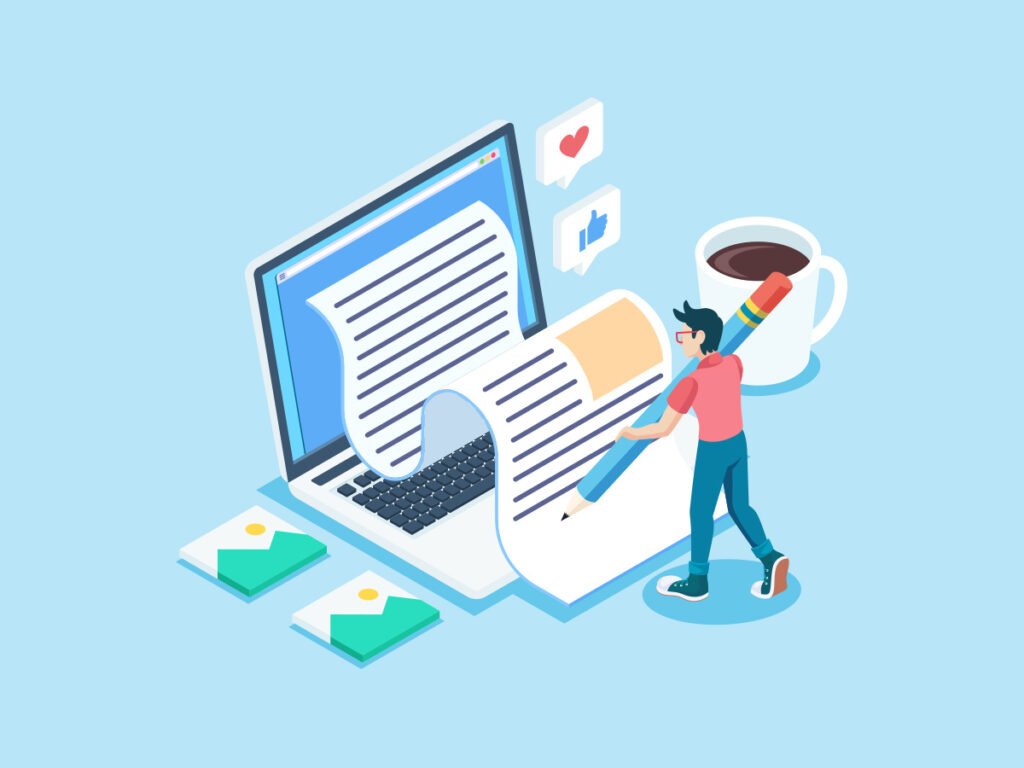 المدونات من أنواع كتابة المحتوى التسويقي