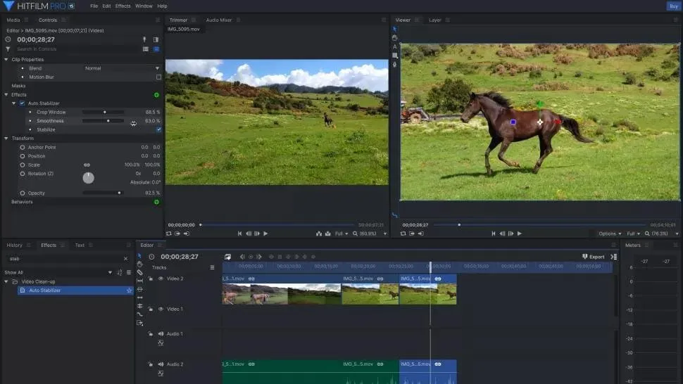 HitFilm أفضل برامج المونتاج المجانية للكمبيوتر