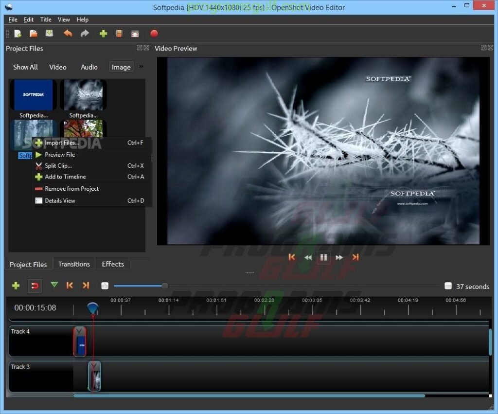 اوبن شوت OpenShot لكيفية عمل مونتاج للفيديو