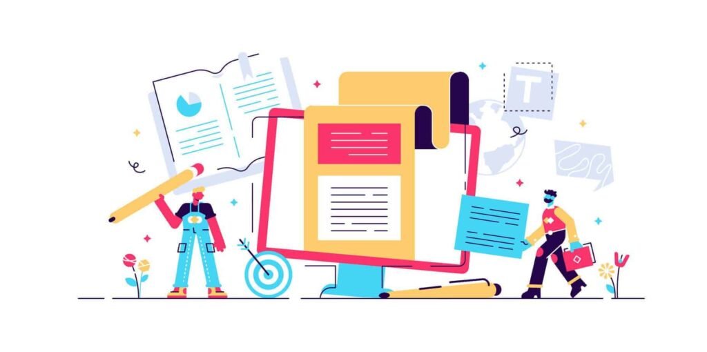 أنواع كتابة المحتوى