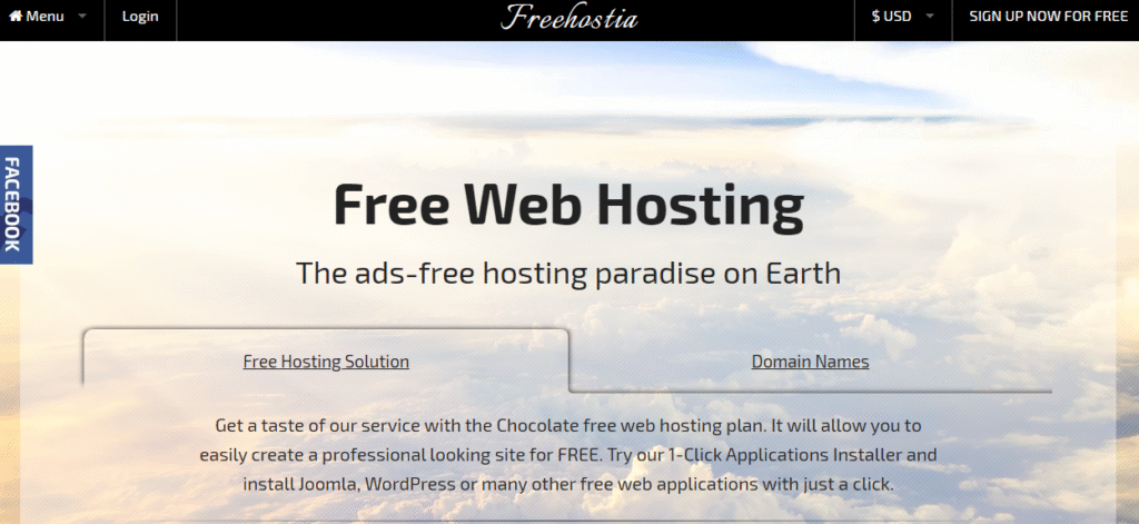 Freehostia افضل مواقع استضافة مجانية