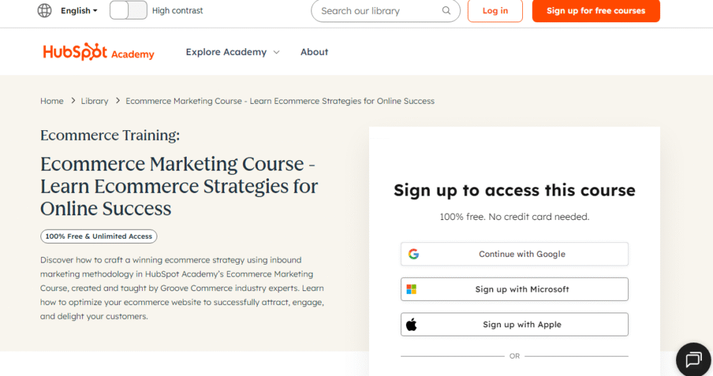 دورة تسويق التجارة الإلكترونية